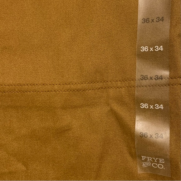 Frye & Co 36x34 Cognac Tan Men’s Pants - Picture 6 of 6